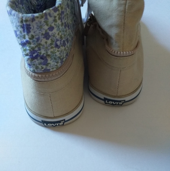 - Levis canvas high top sneakers  mens size 10 - Picture 7 of 10